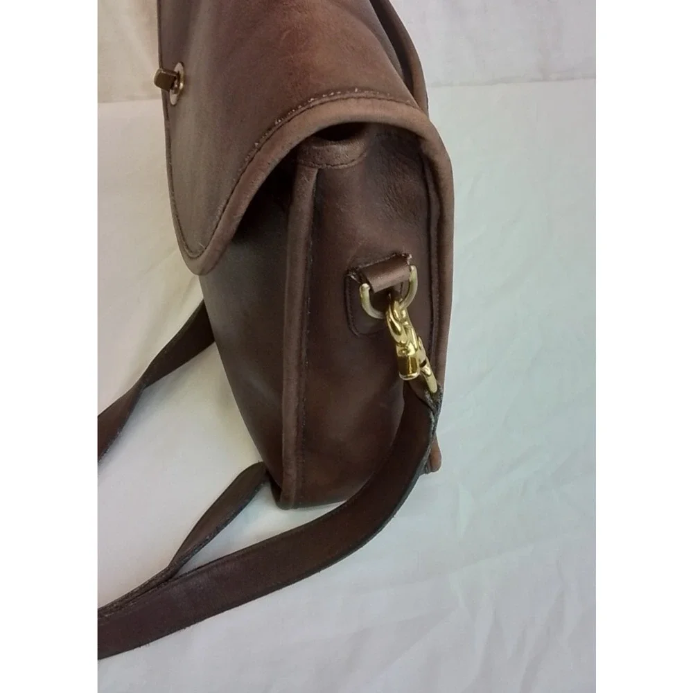 Coach Leather Lexington Briefcase Messenger Bag Mahogany VTG 1990 #J4150